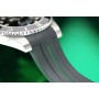 Bracelet RubberB M106CD Noir/Vert avec boucle