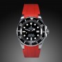 Bracelet RubberB M107 Rouge