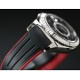 Rubber B strap M110 Black/Red