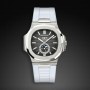 Bracelet RubberB PK77 pour Patek Philippe Nautilus Blanc