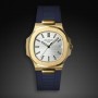 Rubber B strap PK77 for Patek Philippe Nautilus Navy Blue