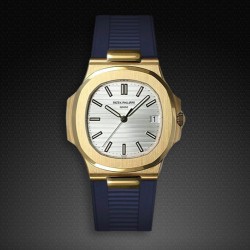 Bracelet RubberB PK77 pour Patek Philippe Nautilus Bleu