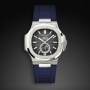 Rubber B strap PK77 for Patek Philippe Nautilus Navy Blue