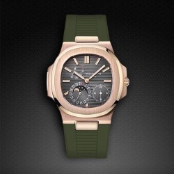 Bracelet RubberB PK77 pour Patek Philippe Nautilus Vert