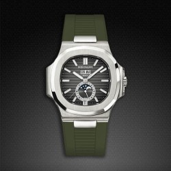 Bracelet RubberB PK77 pour Patek Philippe Nautilus Vert