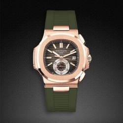 Bracelet RubberB PK77 pour Patek Philippe Nautilus Vert