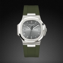 Bracelet RubberB PK77 pour Patek Philippe Nautilus Vert