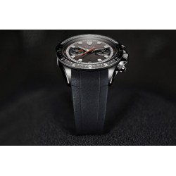 RubberB bracelet T800 pour Tudor Noir