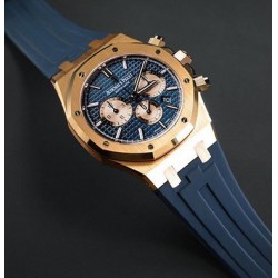 Bracelet RubberB pour Audemars Piguet 41mm Bleu