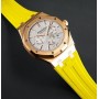 Rubber B strap APC41 Yellow for Audemars Piguet On Strap 41mm