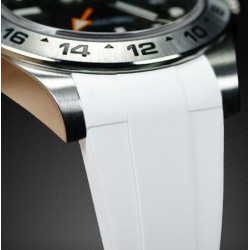 Bracelet RubberB M105 Blanc