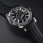 Rubber B Strap M111 Black for Sky-Dweller on Oyster Bracelet