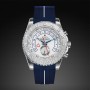 RubberB strap M109 Navy/White for Rolex Yachtmaster II 44mm