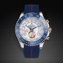 RubberB strap M109 Navy/Red for Rolex Yachtmaster II 44mm