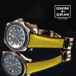 Bracelet RubberB Ballistic SwimSkin M200  Jaune 