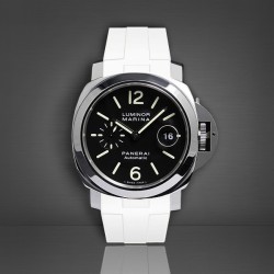 Bracelet RubberB Luminor 44 mm Blanc