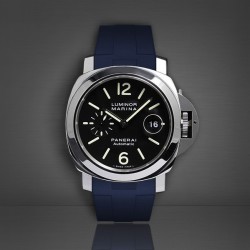 Bracelet RubberB Luminor 44 mm Bleu