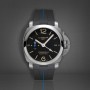 RubberB Strap Black/Blue Luminor 44 mm 1950 Type I