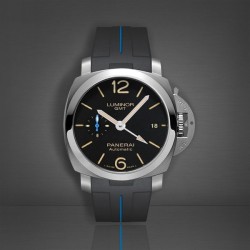 RubberB Strap Black/Blue Luminor 44 mm 1950 Type I