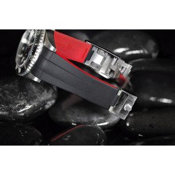 RubberB strap M112 Noir/Rouge