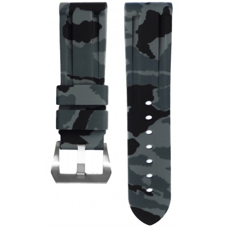 Horus Bracelet Camouflage Caoutchouc pour Panerai graphite