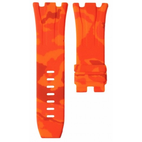 Horus Bracelet Camouflage Rubber Orange pour APROO 44mm