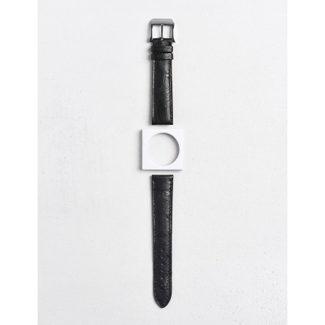 Camille Fournet strap Oostrich black