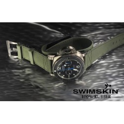 Rubber B Tang Buckle Rubber Cuff Series - Military Green