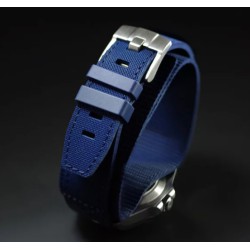 Rubber B Tang Buckle Rubber Cuff Series - Navy Blue