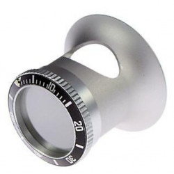 Loupe d'horloger 10x - Noir Sub en métal