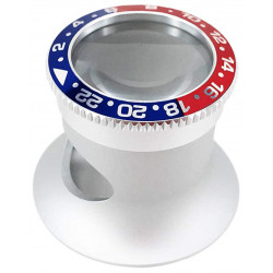 Loupe d'horloger 10x - Pepsi GMT en métal