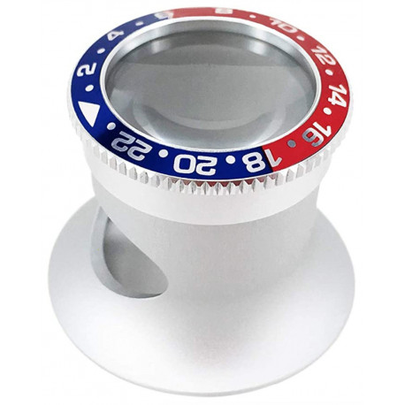 Horlogemakersloep 10x - Pepsi GMT in Metaal