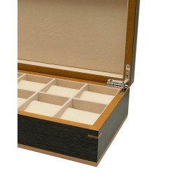 Clipperton - Horlogebox voor 10 Horloges - Grijs Hout - Kronokeeper