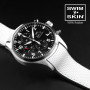 Rubber B strap Ballistic SwimSkin for IWC Pilot Chronograph 21mm -