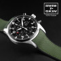 Rubber B strap Ballistic SwimSkin for IWC Pilot Chronograph 21mm -