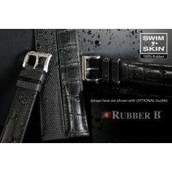 Bracelet Rubber B Alligator SwimSkin PS22 - Noir