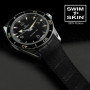 Rubber B strap Alligator SwimSkin for Omega Seamaster Heritage 21mm -