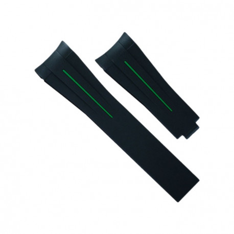 Bracelet RubberB M103 Noir/Vert