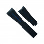 Bracelet RubberB M103 Noir/Bleu