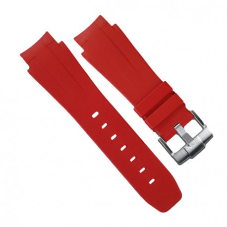 Rubber B strap M107 Red with buckle