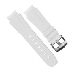 Bracelet RubberB M107 Blanc