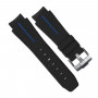 Bracelet RubberB M107 Noir/Bleu