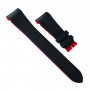 RubberB bracelet T800 pour Tudor Noir/Rouge