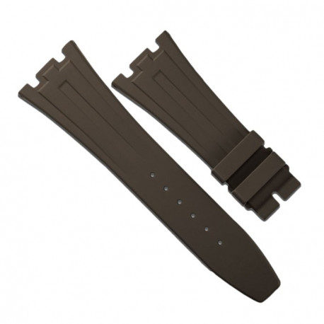 Rubber B strap APC41 Brown for Audemars Piguet On Strap 41mm