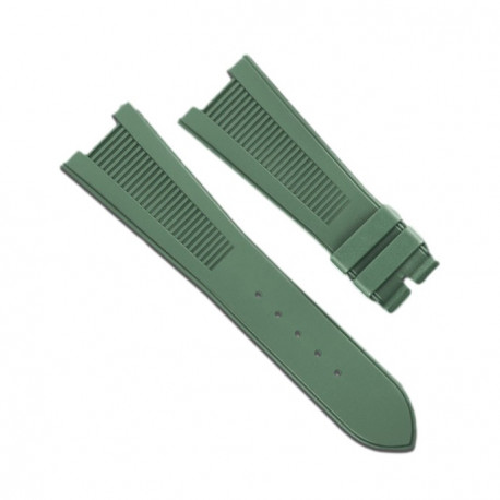 Rubber B strap PK77 for Patek Philippe Nautilus Military Green