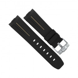 RubberB Strap Luminor 44 mm Black/Tan