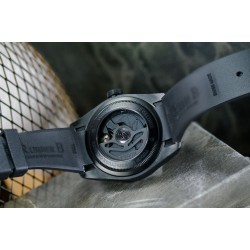 RubberB bracelet T805 pour Tudor Noir