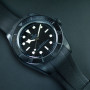 RubberB bracelet T805 pour Tudor Noir