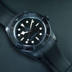 RubberB strap T805 for Tudor Black