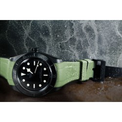 RubberB strap T805 for Tudor Military Green